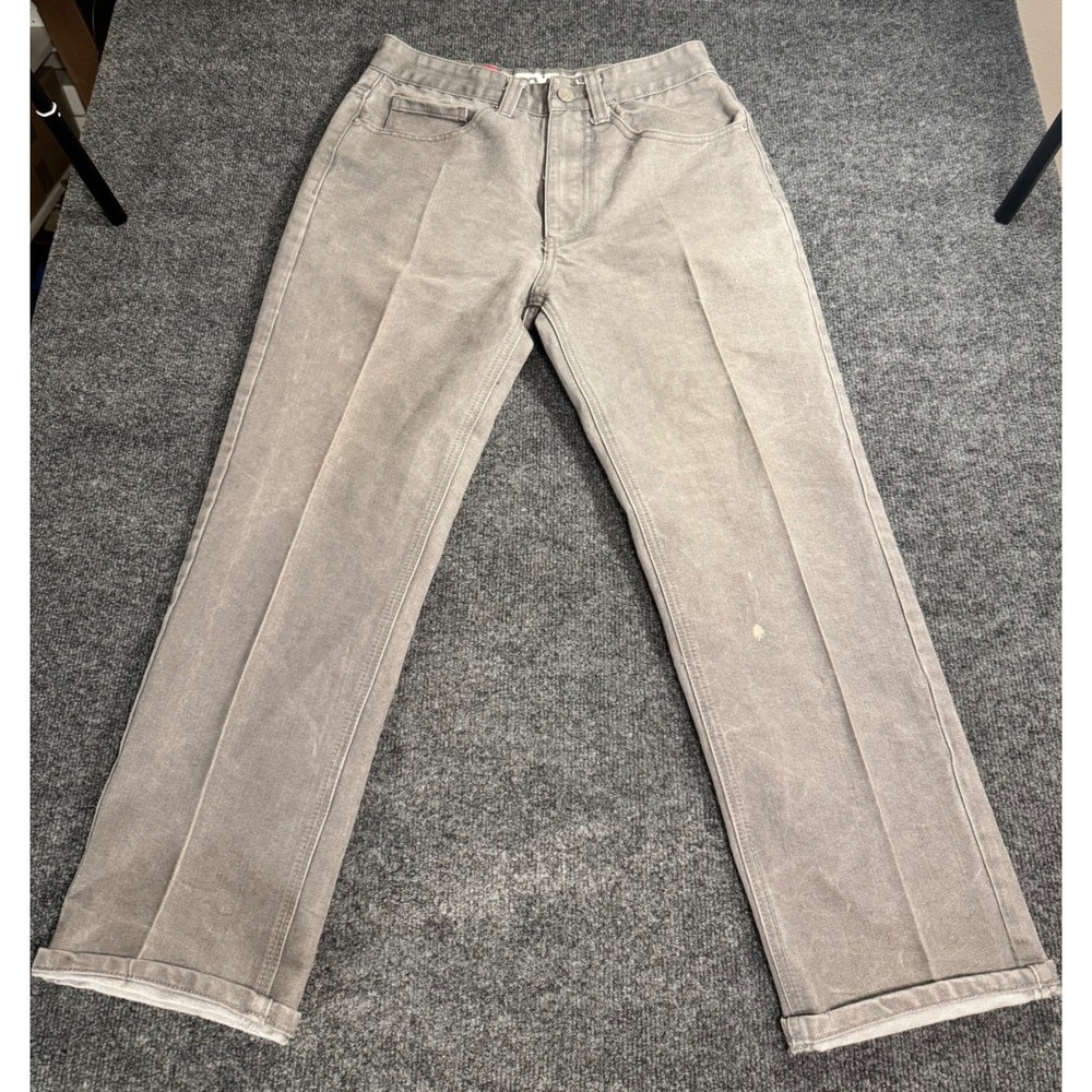 Switch New York & Co Mens Gray Premium Denim Straight Leg Jeans 30x30